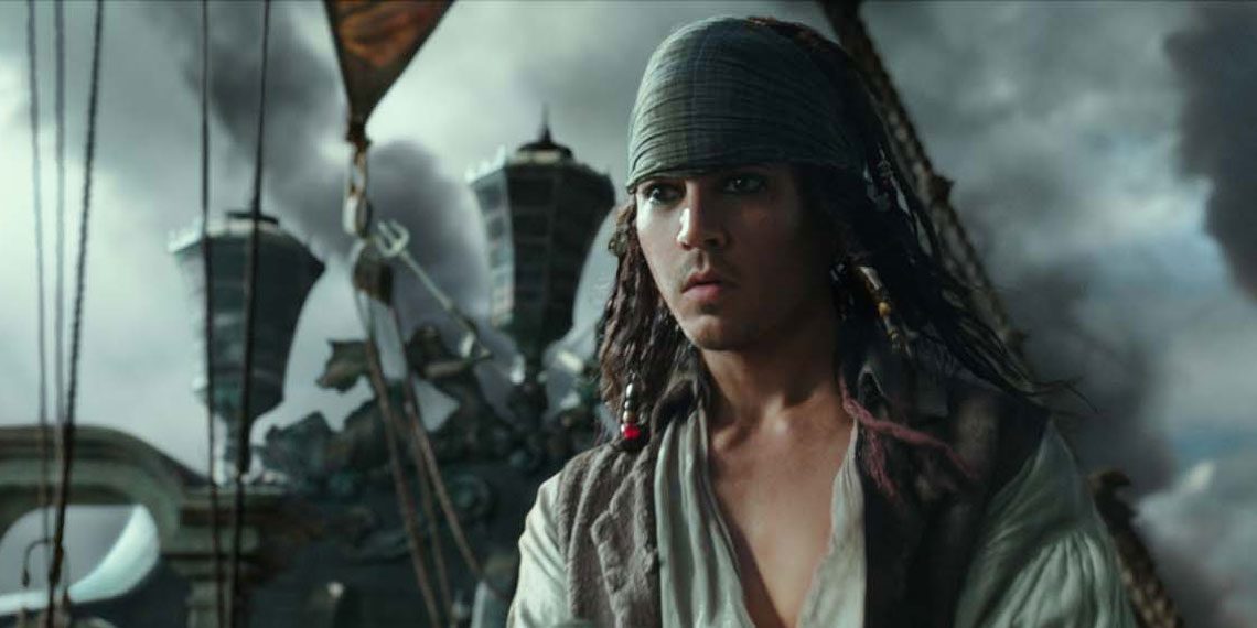  Johnny Depp dans Pirates des Caraïbes 5