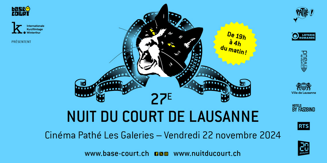 Visuel de la 27e Nuit du Court de Lausanne